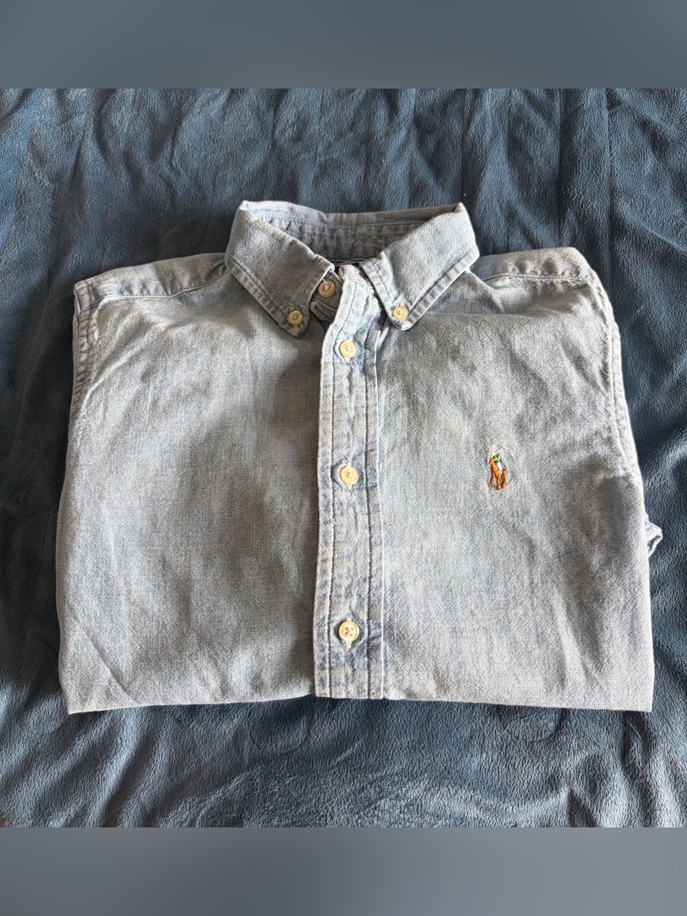 Polo by Ralph Lauren Light Blue Button-Down Oxford Shirt
